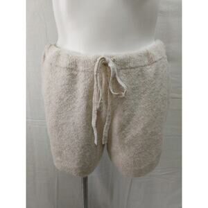 Auden Sleepwear XXL Oat Sweater Knit Pocketed Drawstring Shorts #G29